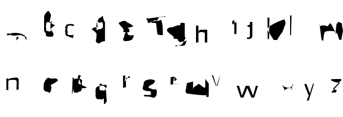 Pointer ExtraExtended Шрифта строчной