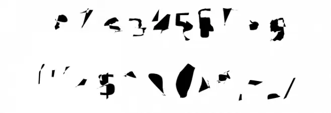 Pointer HyperCondensed Шрифта ДРУГИЕ символов