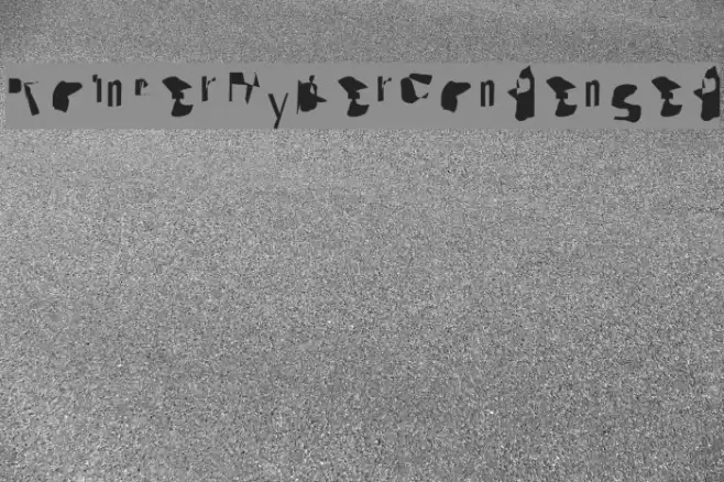 Pointer HyperCondensed Шрифта examples