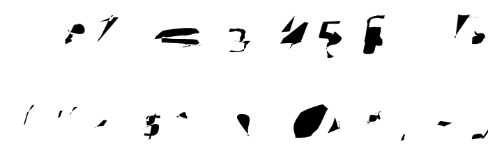 Pointer HyperExtended Oblique Font OTHER CHARS