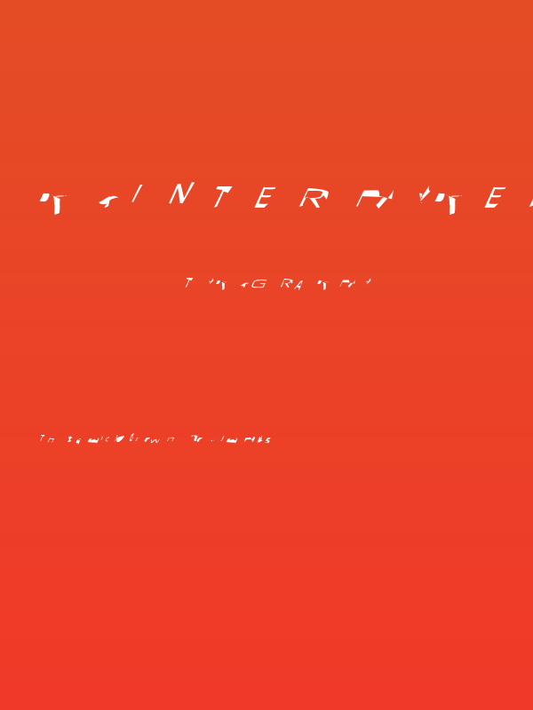 Pointer HyperExtended SuperOblique Poster