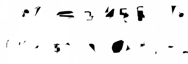 Pointer HyperExtended Шрифта ДРУГИЕ символов