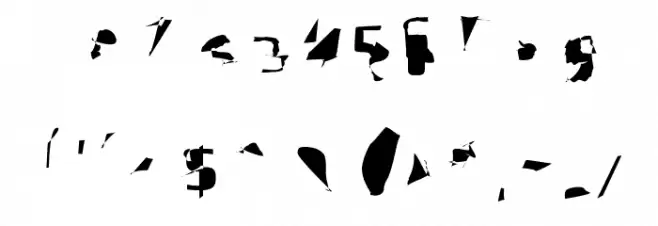 Pointer SuperCondensed Font OTHER CHARS