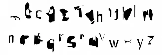 Pointer SuperCondensed फ़ॉन्ट लोअरकेस