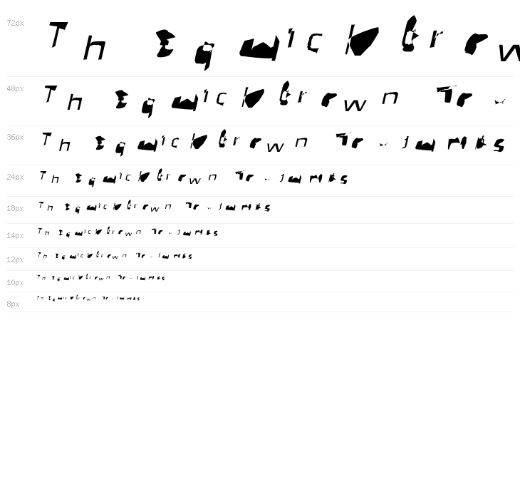 Pointer SuperExtended Oblique Waterfall