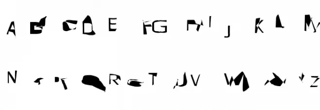 Pointer SuperExtended Шрифта ВЕРХНИЙ