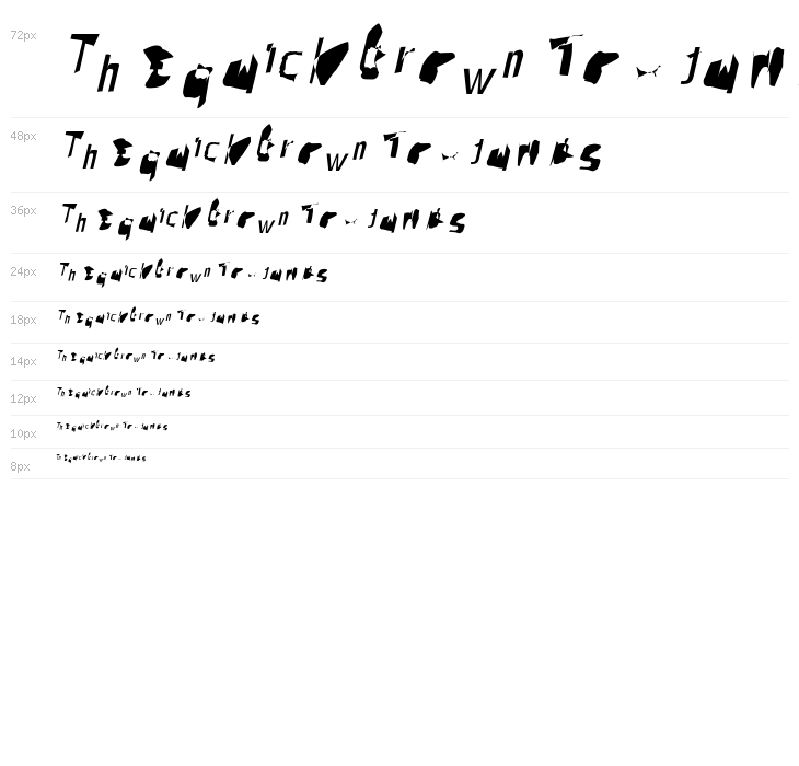 Pointer UltraCondensed Oblique Waterfall