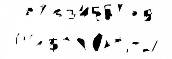 Pointer UltraCondensed Font OTHER CHARS