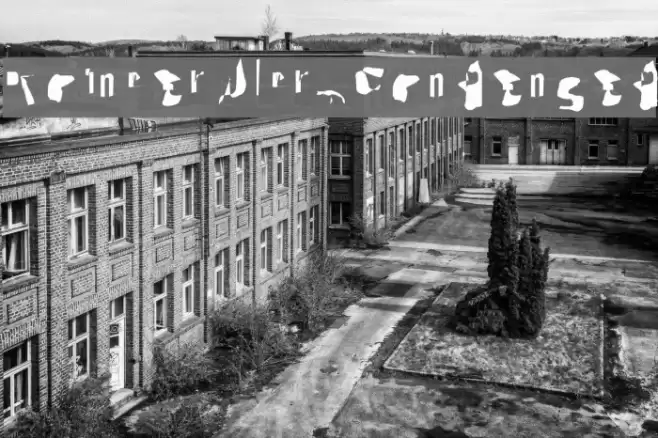 Pointer UltraCondensed Font examples