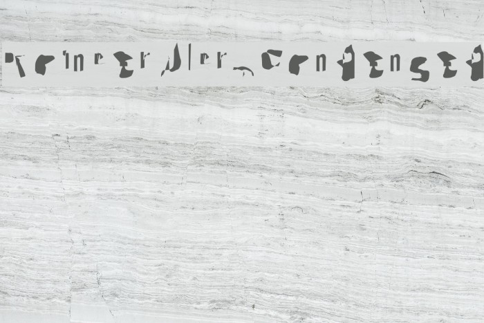 Pointer UltraCondensed Font examples