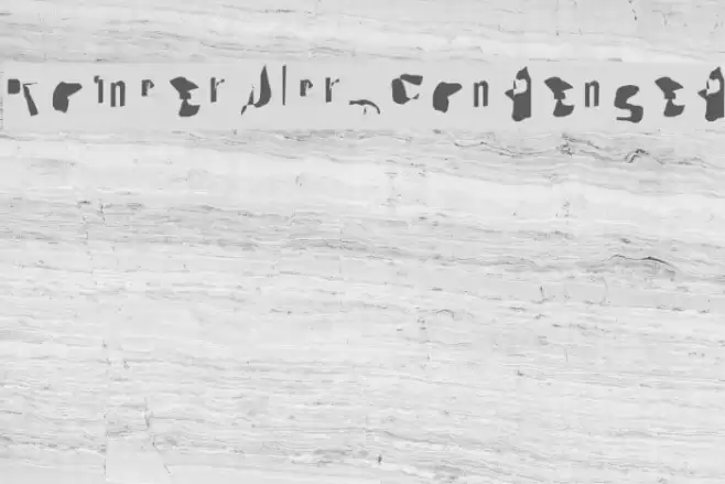 Pointer UltraCondensed Font examples