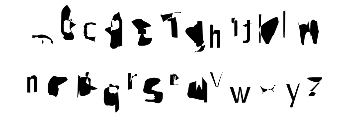 Pointer UltraCondensed Font LOWERCASE