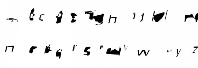 Pointer UltraExtended Oblique फ़ॉन्ट लोअरकेस