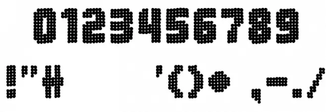 PointerSisters-Freeformed フォント その他の文字