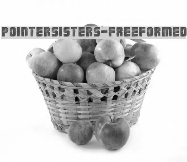 PointerSisters-Freeformed フォント examples