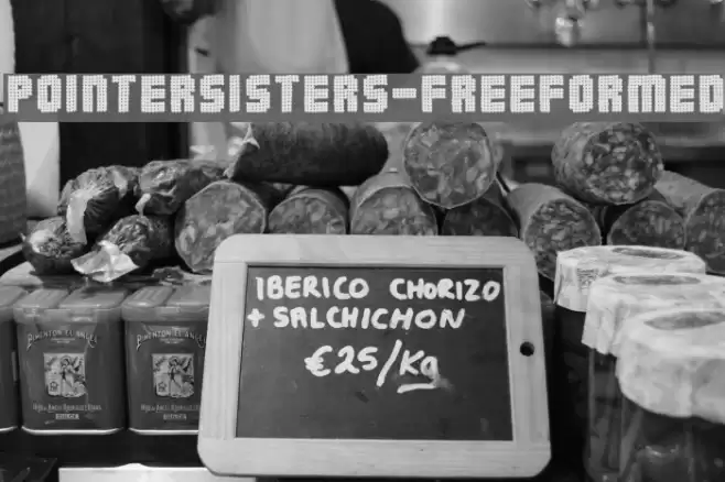 PointerSisters-Freeformed フォント examples