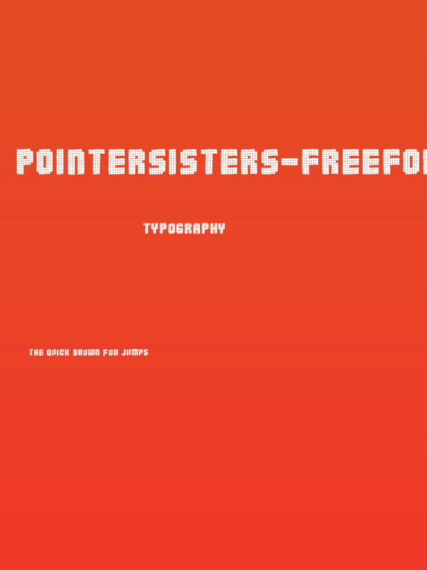PointerSisters-Freeformed Poster