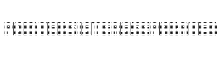 PointerSistersSeparated Font