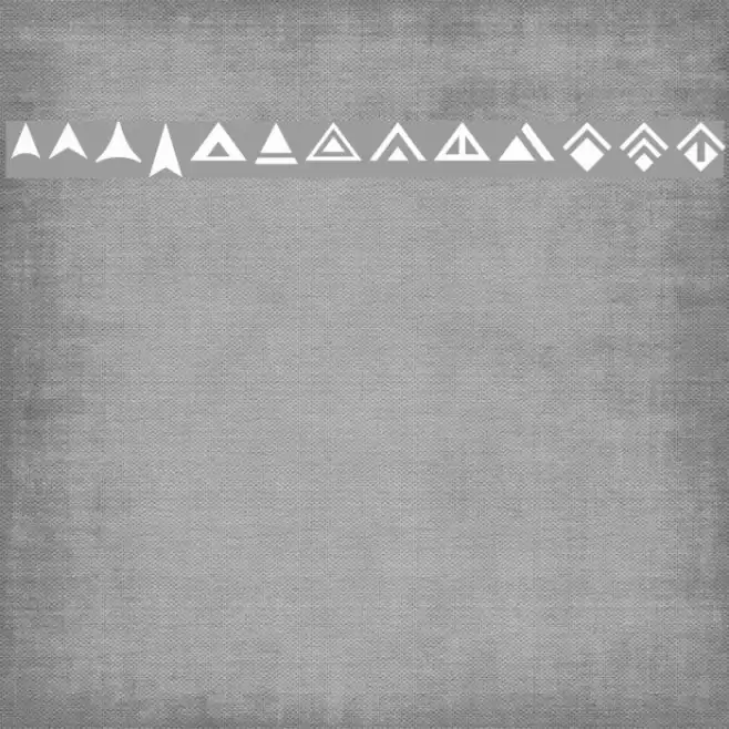 Pointers Font examples