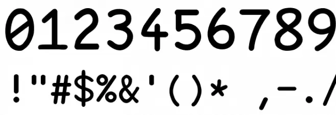 Pointfree Font OTHER CHARS