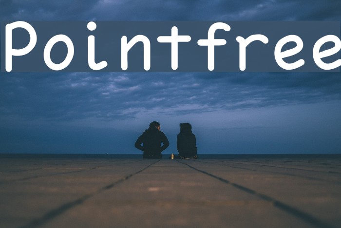 Pointfree Font examples