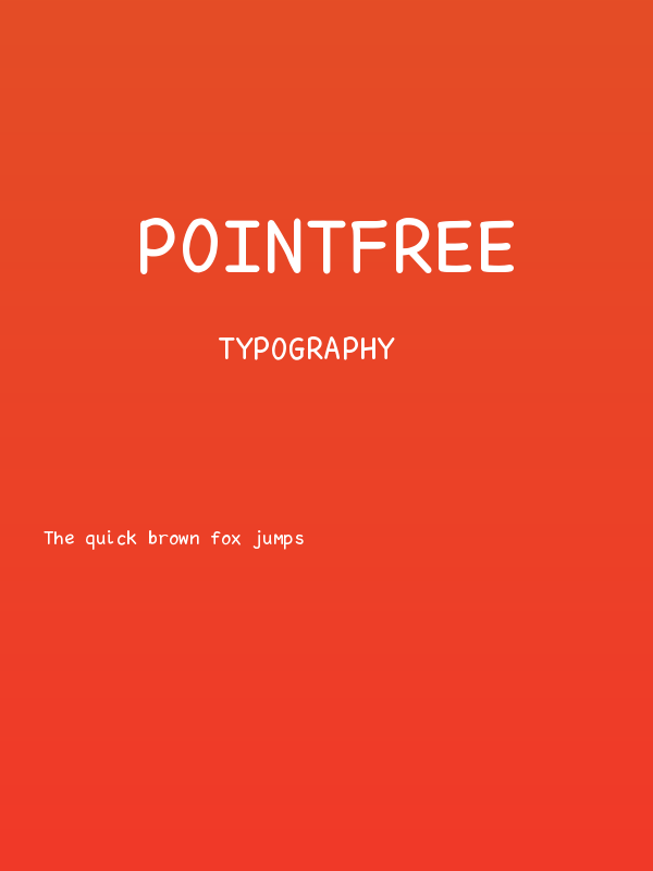Pointfree Poster