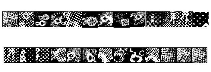 Pointilism-Toolbox Font LOWERCASE