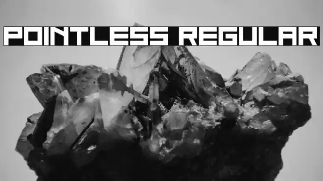 Pointless Regular Caratteri examples