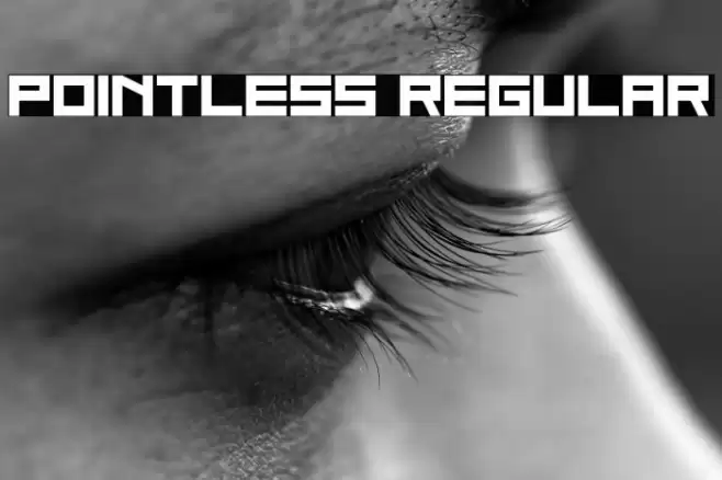 Pointless Regular Caratteri examples