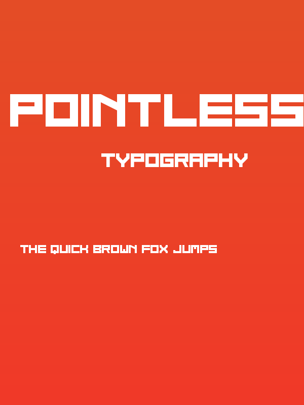 Pointless Regular Poster