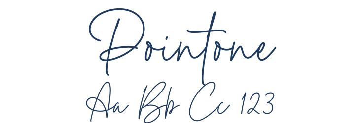 Pointone Font Preview