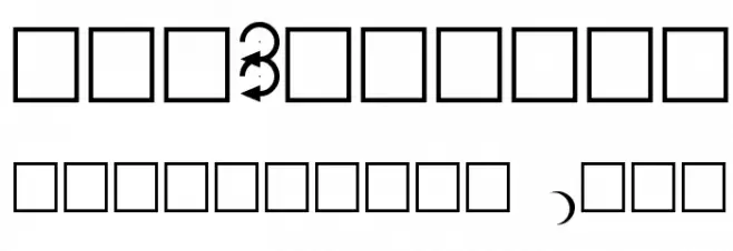 Pointout Regular Font OTHER CHARS