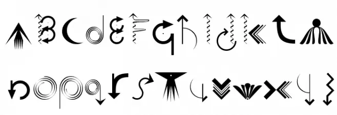 Pointout Regular Schriftart Groß
