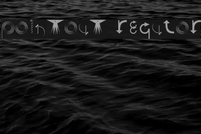 Pointout Regular Font examples