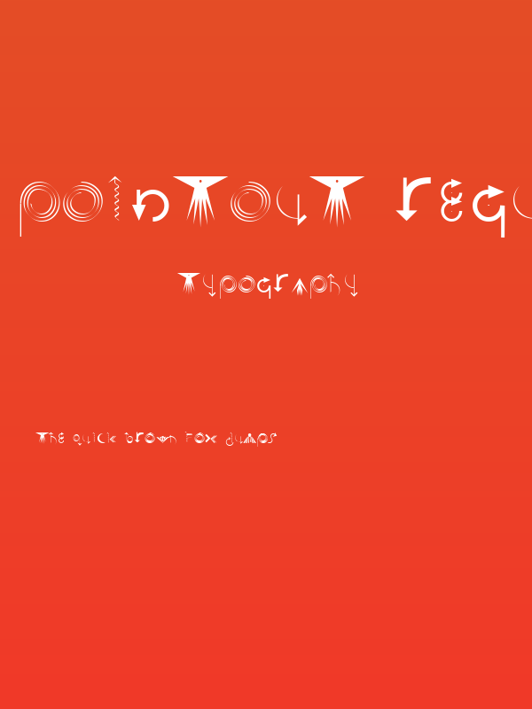 Pointout Regular Poster