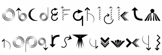 Pointout Regular 字体 小写