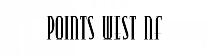Points West NF  Frei Schriftart Herunterladen