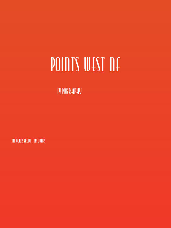 Points West NF Poster