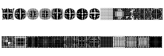 PointsNDotsImprovisations Font LOWERCASE