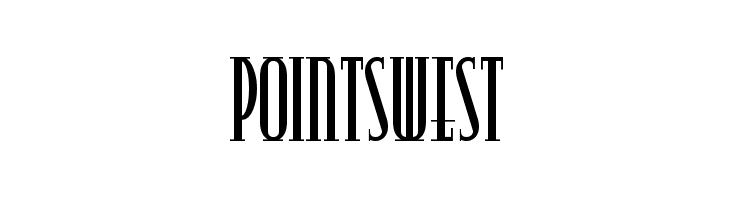 PointsWest  Descarca Fonturi Gratis