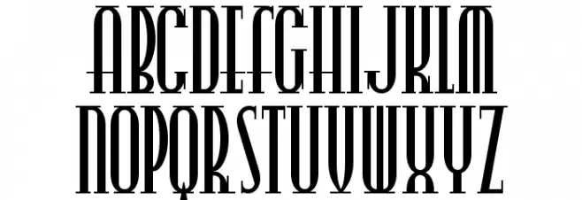 PointsWest Font UPPERCASE