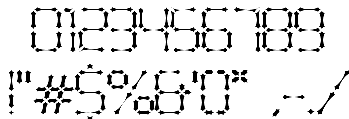 Pointy Iron Fence Schriftart Anderer Schreiben