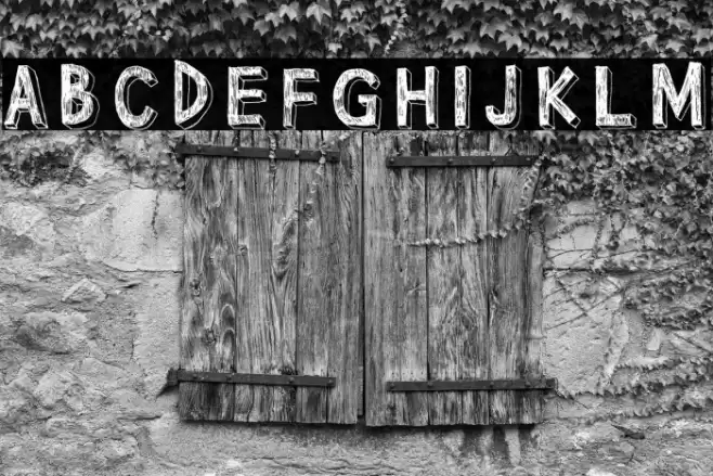 Pointy Solid Font examples