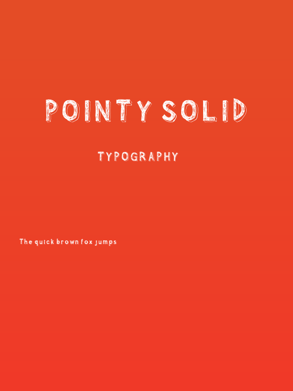 Pointy Solid Poster