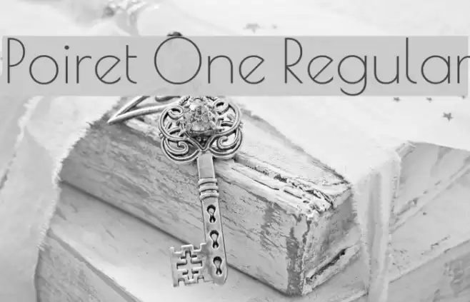 Poiret One Regular Font examples