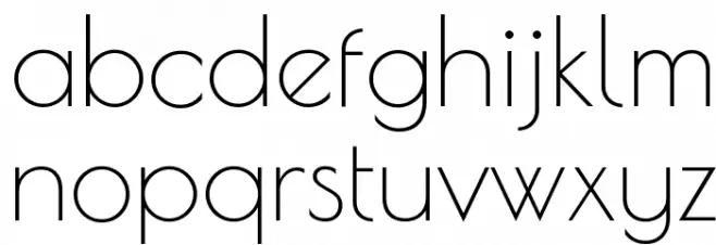 Poiret One Regular Caratteri MINUSCOLO