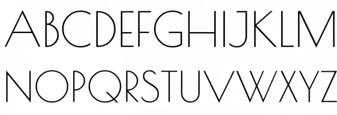 Poiret One Schriftart Groß