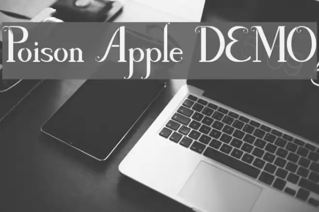 Poison Apple DEMO Font examples