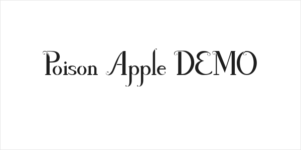 Poison Apple DEMO Logo