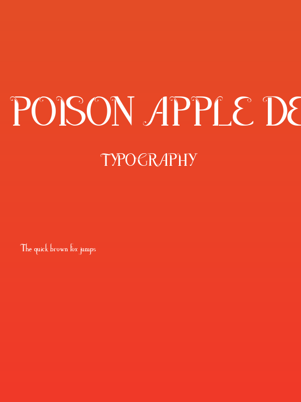 Poison Apple DEMO Poster